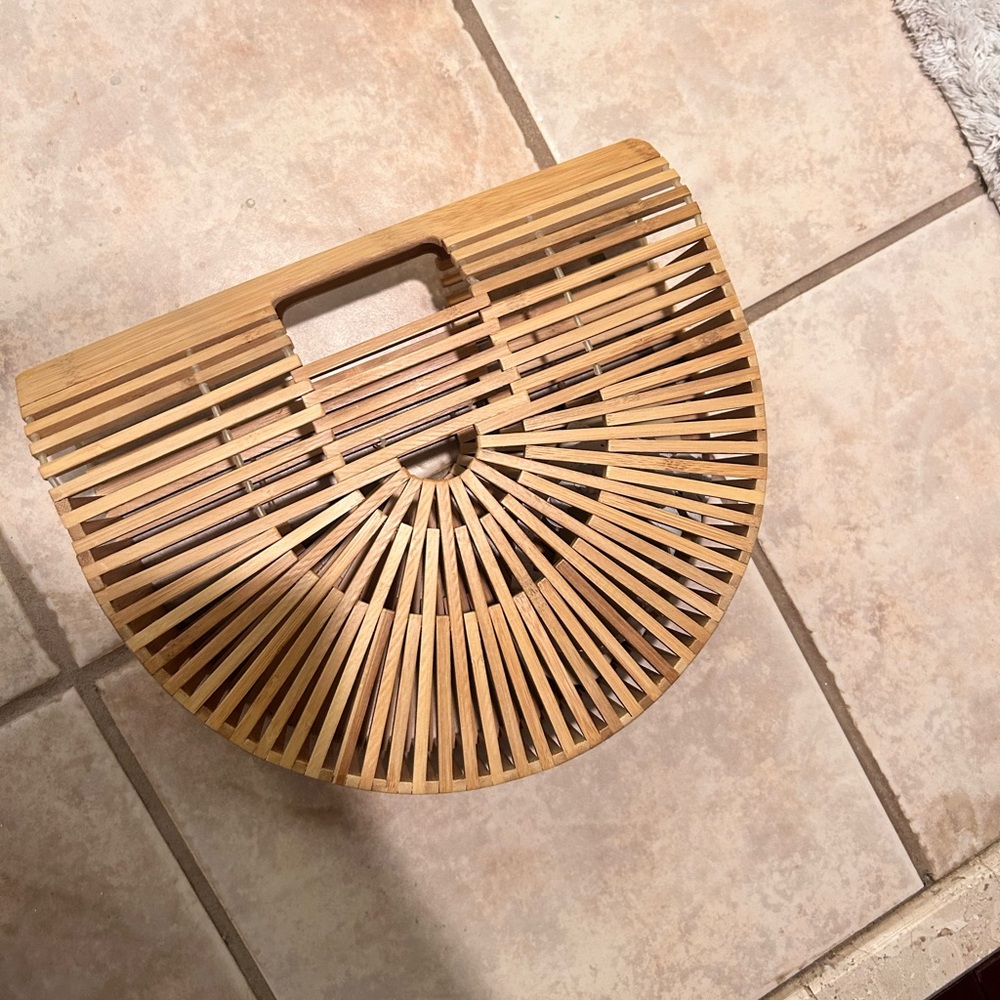 Wooden handbag